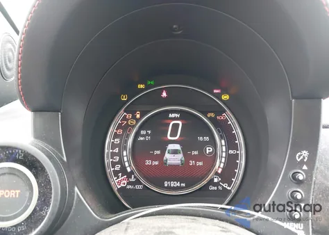 2015 Fiat 500 Abarth from USA, damaged, VIN 3C3CFFFH8FT642994